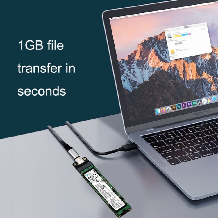 NGFF M.2 Bkey SATA Hard Disk SSD To USB3.1 Type-C / USB-C Expansion Card Conversion Board(Black) - HoMEdemic™ 