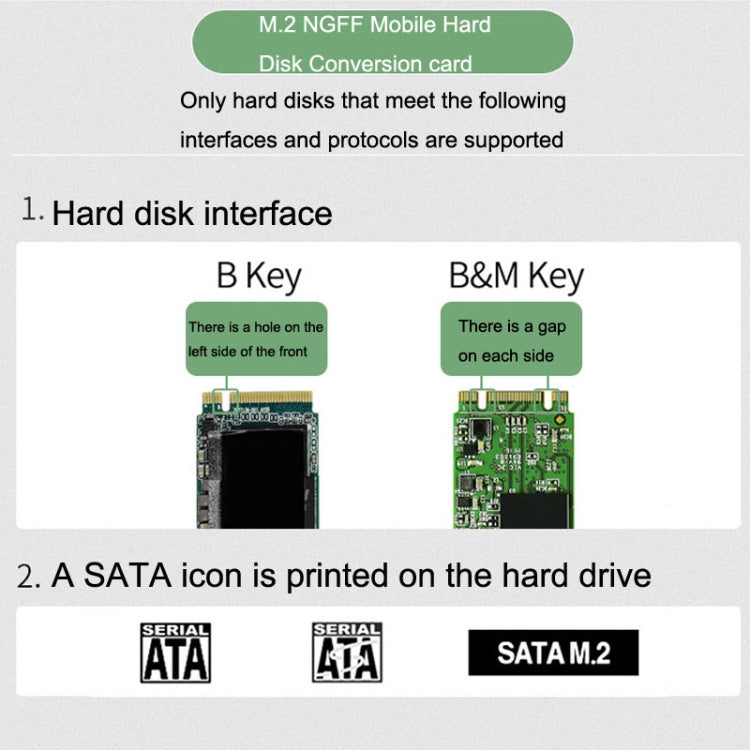 NGFF M.2 Bkey SATA Hard Disk SSD To USB3.1 Type-C / USB-C Expansion Card Conversion Board(Black) - HoMEdemic™ 