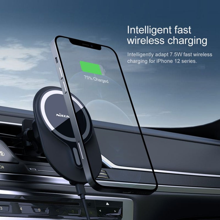 NILLKIN MagRoad Magnetic Car Holder with Wireless Charging - HoMEdemic™ 