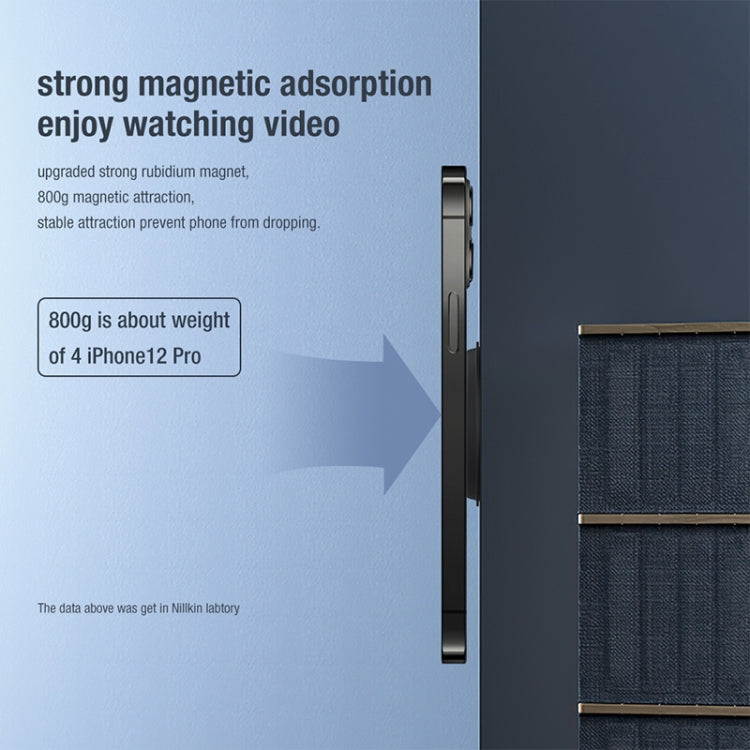 NILLKIN Portable PU Leather Magnetic Ring Sticker (Black) - HoMEdemic™ 