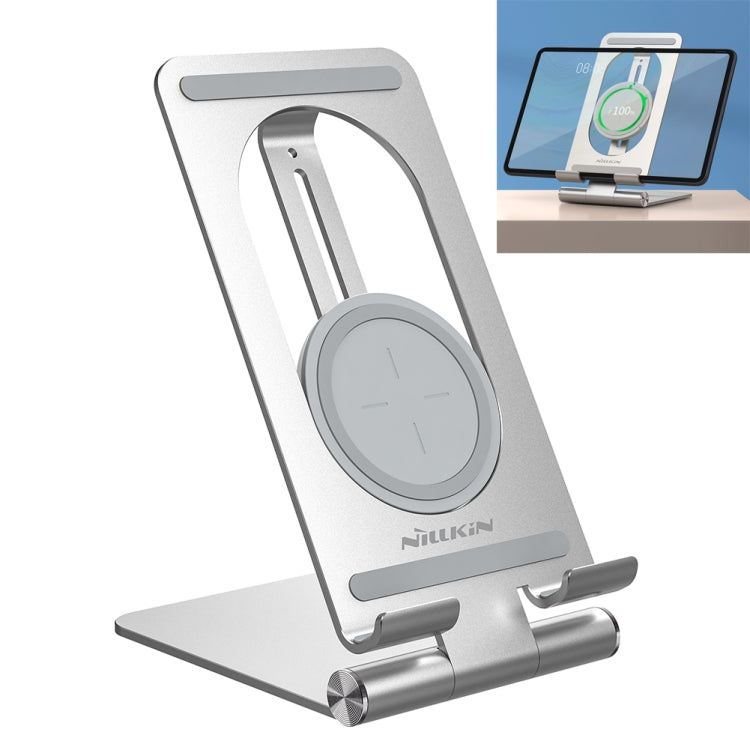 NILLKIN PowerHold Tablet Wireless Charging Stand (Silver) - HoMEdemic™ 