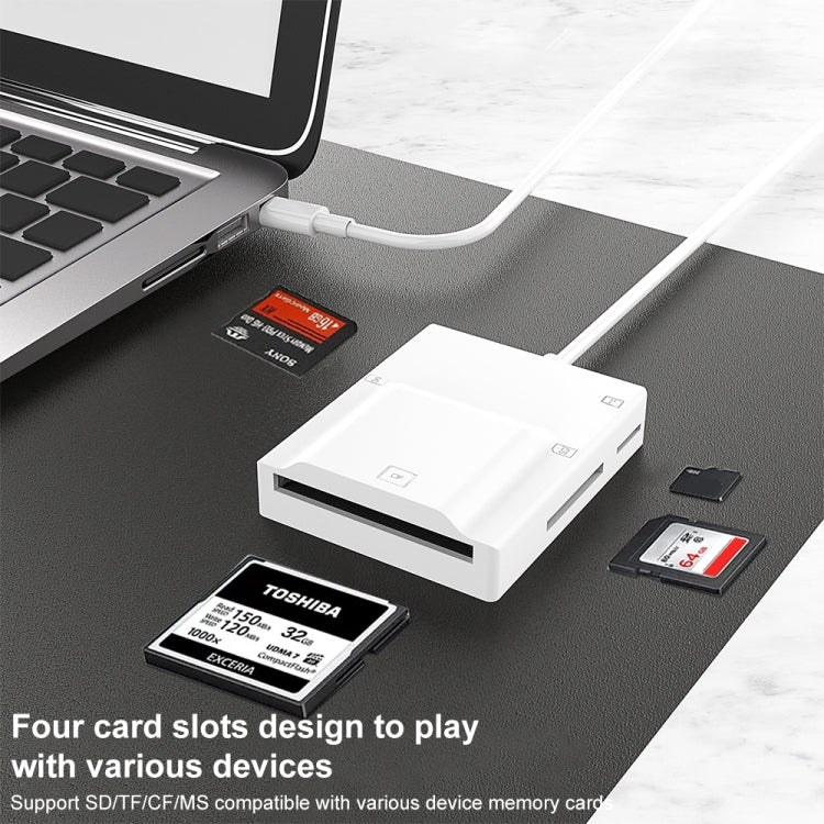 NK-3057H 4 in 1 USB-C/Type-C Multifunctional Card Reader - HoMEdemic™ 