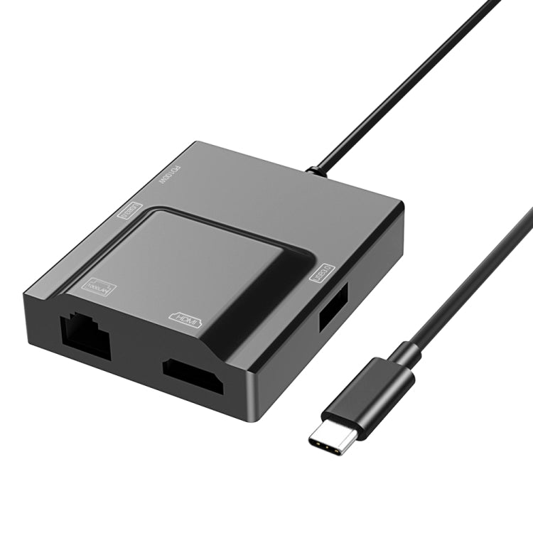 NK-3057HDMI 5 in 1 USB-C / Type-C Multifunctional Converter Docking Station HUB Adapter - HoMEdemic™ 