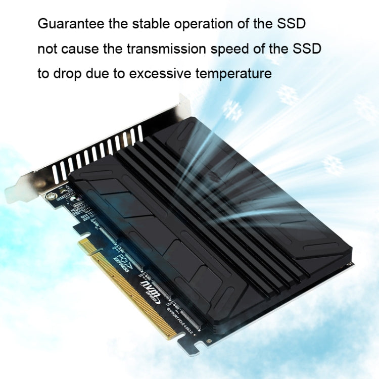 NVMe M.2 MKEY SSD RAID Array Motherboard PCIE Split Card Heatsink - HoMEdemic™ 
