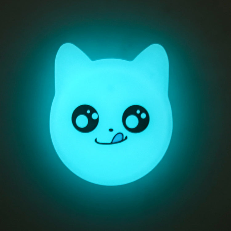 Naughty Smile Cute Cartoon Pet Collar Anti-lost Tracker Silicone Case For AirTag 2nd Gen / AirTag 1st Gen(Fluorescent Blue) - HoMEdemic™ 