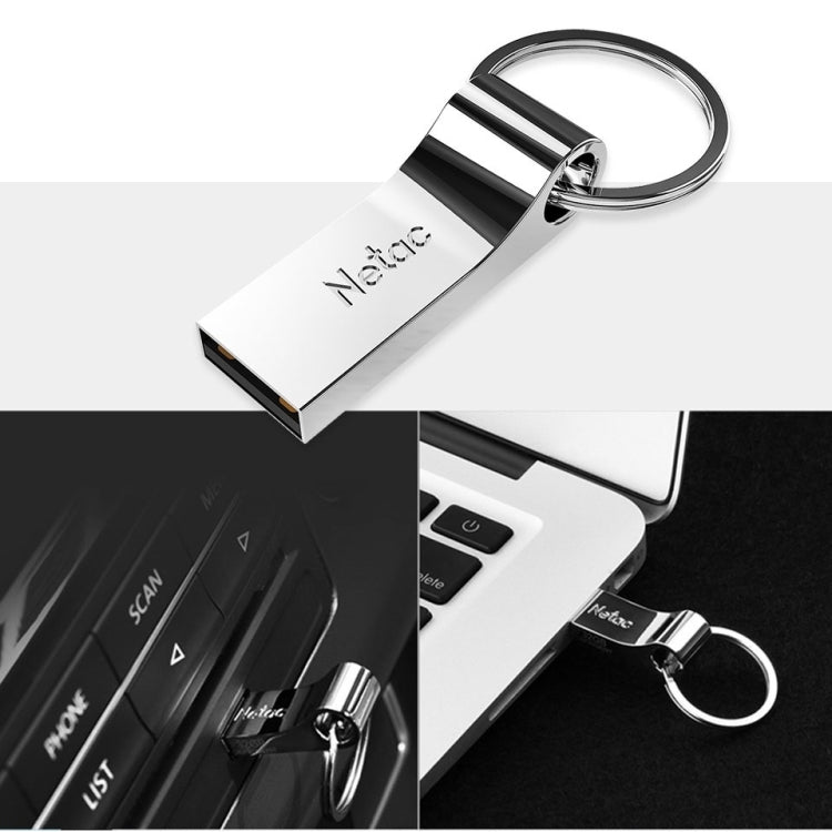 Netac U275 64GB USB 2.0 Secure Encryption Aluminum Alloy U Disk - HoMEdemic™ 
