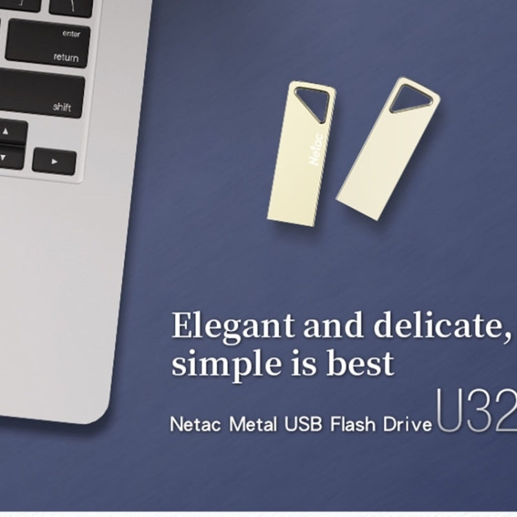 Netac U326 64GB USB 2.0 Compact and Portable Zinc Alloy U Disk - HoMEdemic™ 