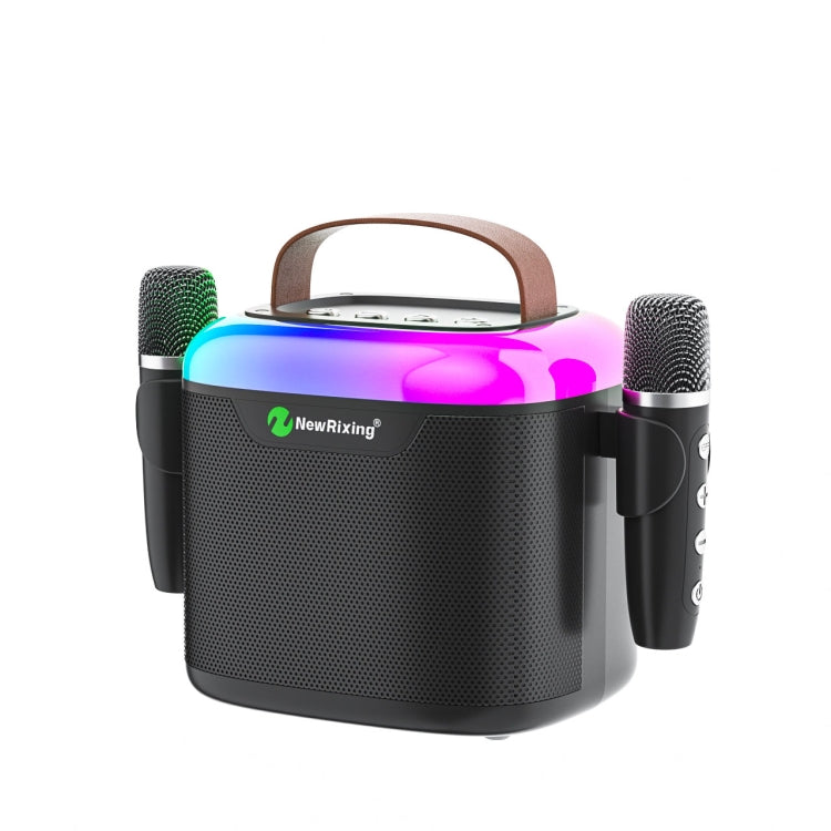 New RiXing NR8805 TWS Portable Smart Bluetooth Speaker with RGB Lighting(Black) - HoMEdemic™ 