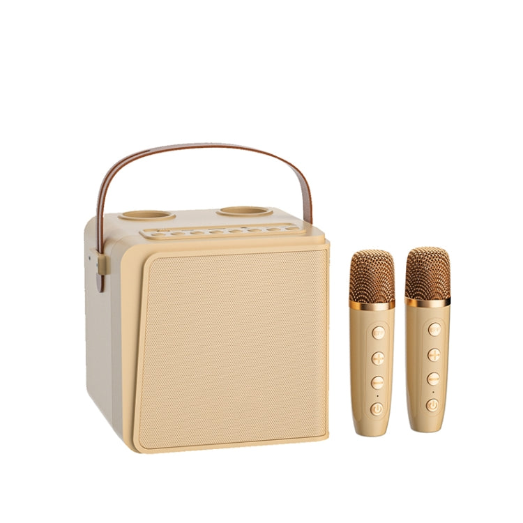 New RiXing NR8807 TWS Portable Handheld Noise Reduction Smart Wireless Bluetooth Speaker(Beige) - HoMEdemic™ 