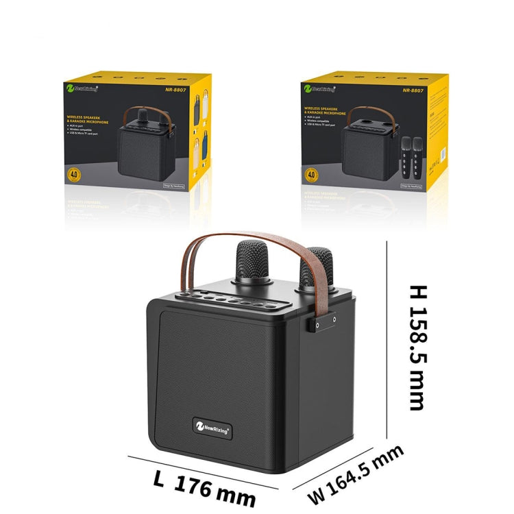 New RiXing NR8807 TWS Portable Handheld Noise Reduction Smart Wireless Bluetooth Speaker(Beige) - HoMEdemic™ 