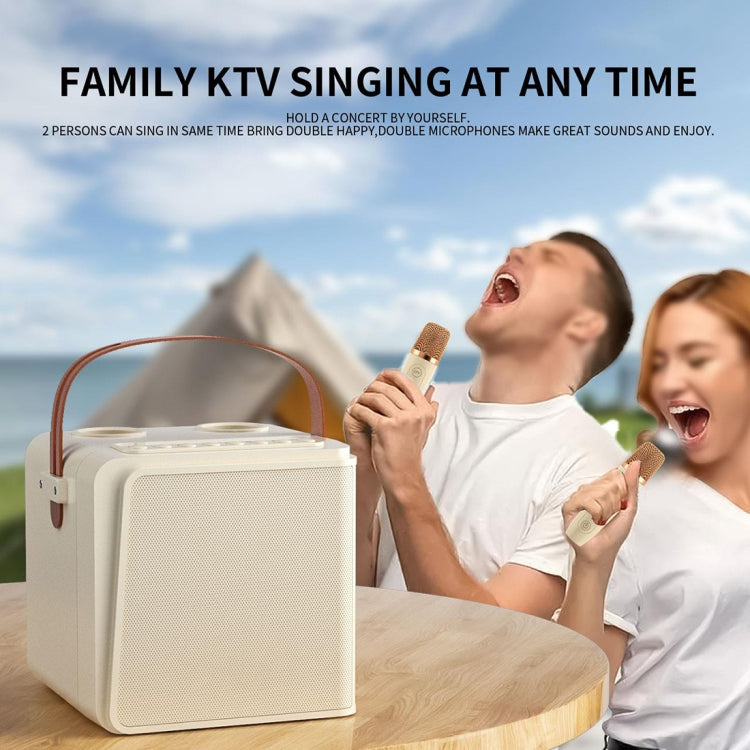 New RiXing NR8807 TWS Portable Handheld Noise Reduction Smart Wireless Bluetooth Speaker(White) - HoMEdemic™ 