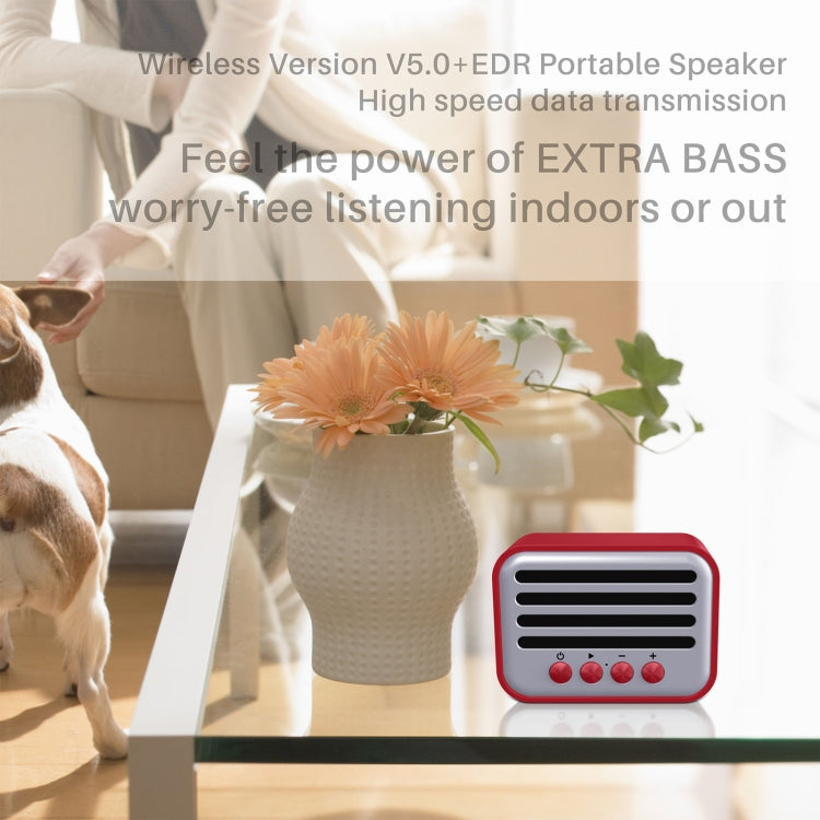 New Rixing NR-102 Mini TWS Bluetooth Speaker(Black) - HoMEdemic™ 