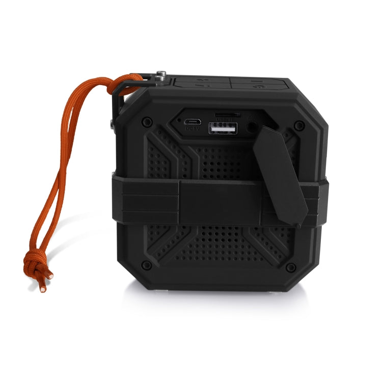 New Rixing NR-103 Mini TWS Bluetooth Speaker with Lanyard(Black) - HoMEdemic™ 