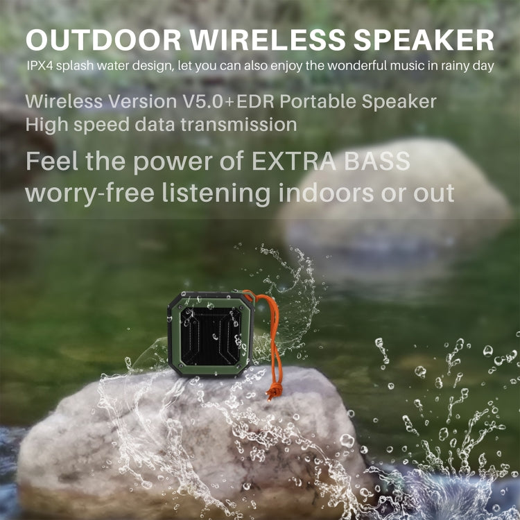 New Rixing NR-103 Mini TWS Bluetooth Speaker with Lanyard(Blue) - HoMEdemic™ 