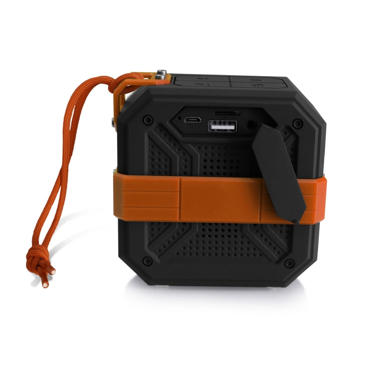 New Rixing NR-103 Mini TWS Bluetooth Speaker with Lanyard(Orange) - HoMEdemic™ 
