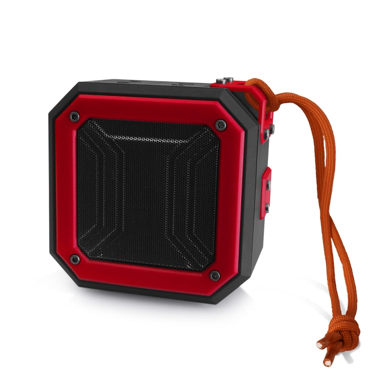New Rixing NR-103 Mini TWS Bluetooth Speaker with Lanyard(Red) - HoMEdemic™ 