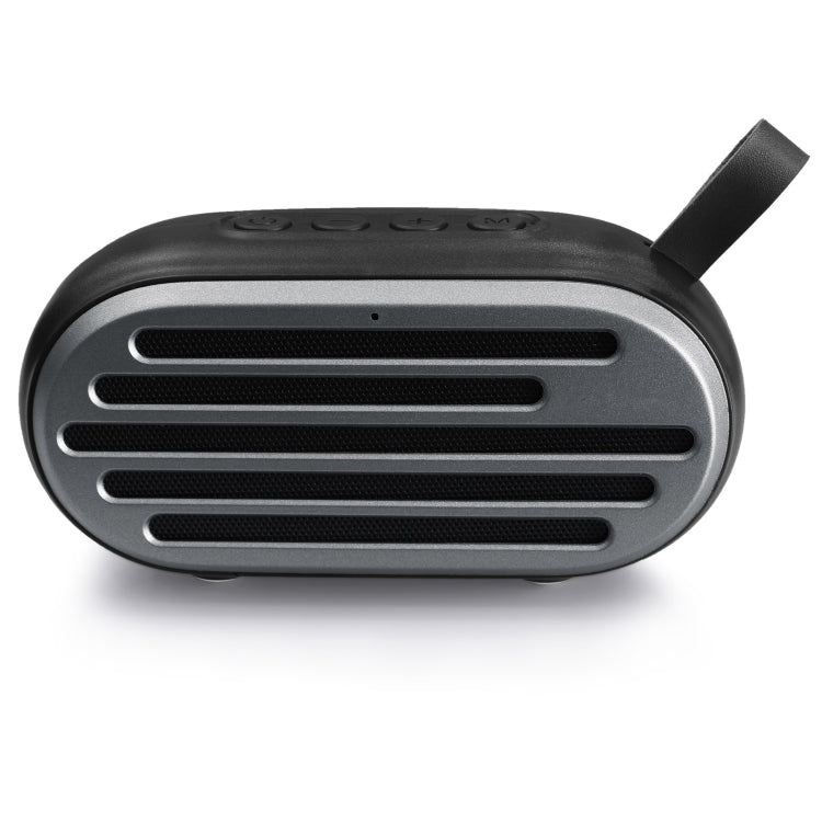 New Rixing NR-105 Mini TWS Metal Bluetooth Speaker Support Hands-free Call / FM(Black) - HoMEdemic™ 