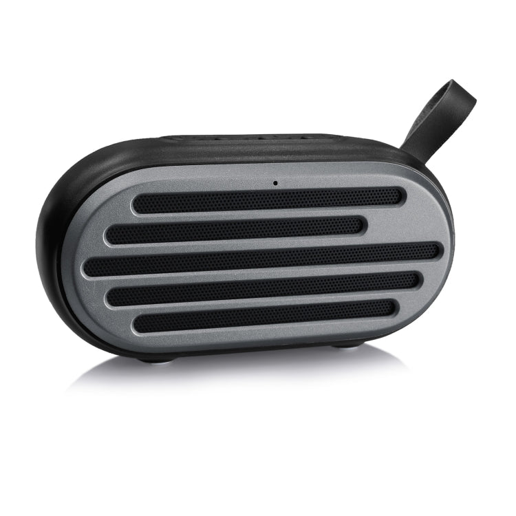 New Rixing NR-105 Mini TWS Metal Bluetooth Speaker Support Hands-free Call / FM(Black) - HoMEdemic™ 