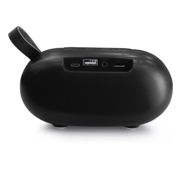 New Rixing NR-105 Mini TWS Metal Bluetooth Speaker Support Hands-free Call / FM(Black) - HoMEdemic™ 