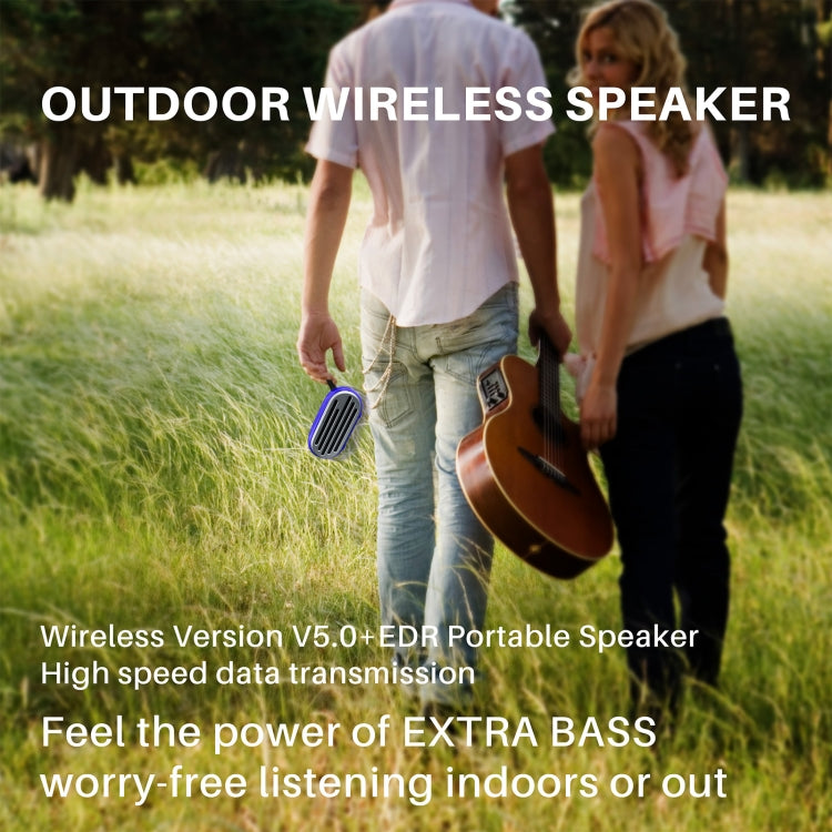New Rixing NR-105 Mini TWS Metal Bluetooth Speaker Support Hands-free Call / FM(Black) - HoMEdemic™ 