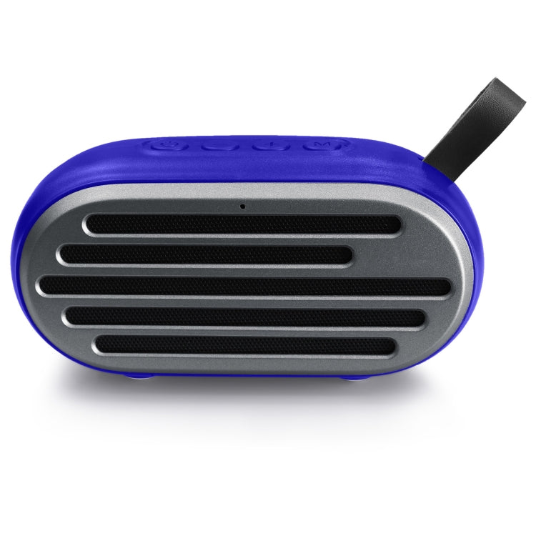 New Rixing NR-105 Mini TWS Metal Bluetooth Speaker Support Hands-free Call / FM(Blue) - HoMEdemic™ 