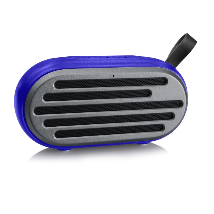 New Rixing NR-105 Mini TWS Metal Bluetooth Speaker Support Hands-free Call / FM(Blue) - HoMEdemic™ 