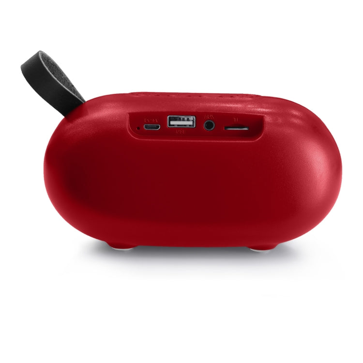New Rixing NR-105 Mini TWS Metal Bluetooth Speaker Support Hands-free Call / FM(Red) - HoMEdemic™ 