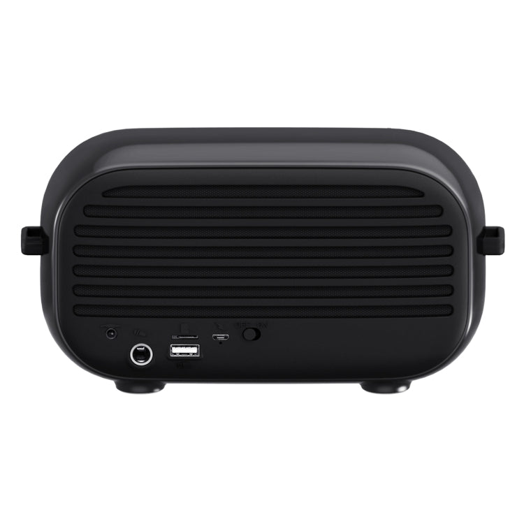 New Rixing NR-3000M Bluetooth 5.0 Portable Karaoke Wireless Bluetooth Speaker with Microphone & Shoulder Strap(Black) - HoMEdemic™ 