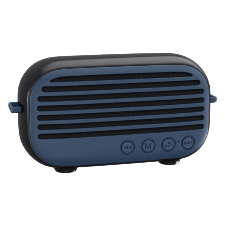 New Rixing NR-3000M Bluetooth 5.0 Portable Karaoke Wireless Bluetooth Speaker with Microphone & Shoulder Strap(Blue) - HoMEdemic™ 