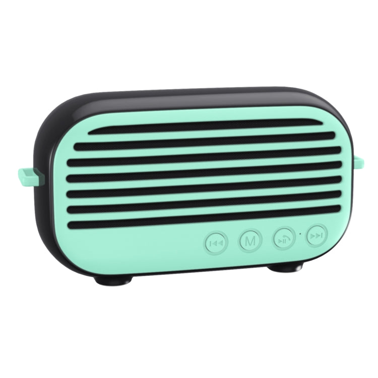 New Rixing NR-3000M Bluetooth 5.0 Portable Karaoke Wireless Bluetooth Speaker with Microphone & Shoulder Strap(Green) - HoMEdemic™ 