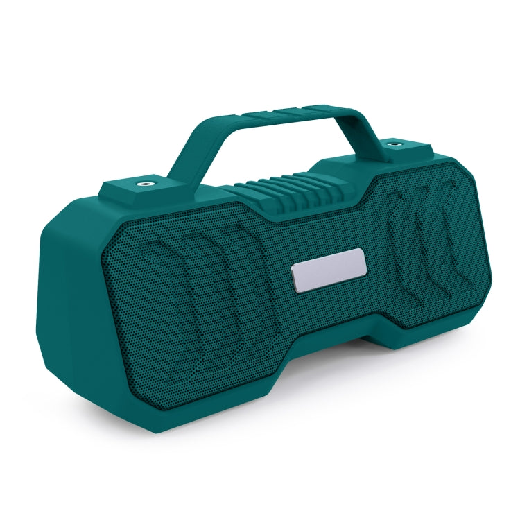 New Rixing NR-4500M Bluetooth 5.0 Portable Outdoor Karaoke Wireless Bluetooth Speaker with Microphone(Green) - HoMEdemic™ 