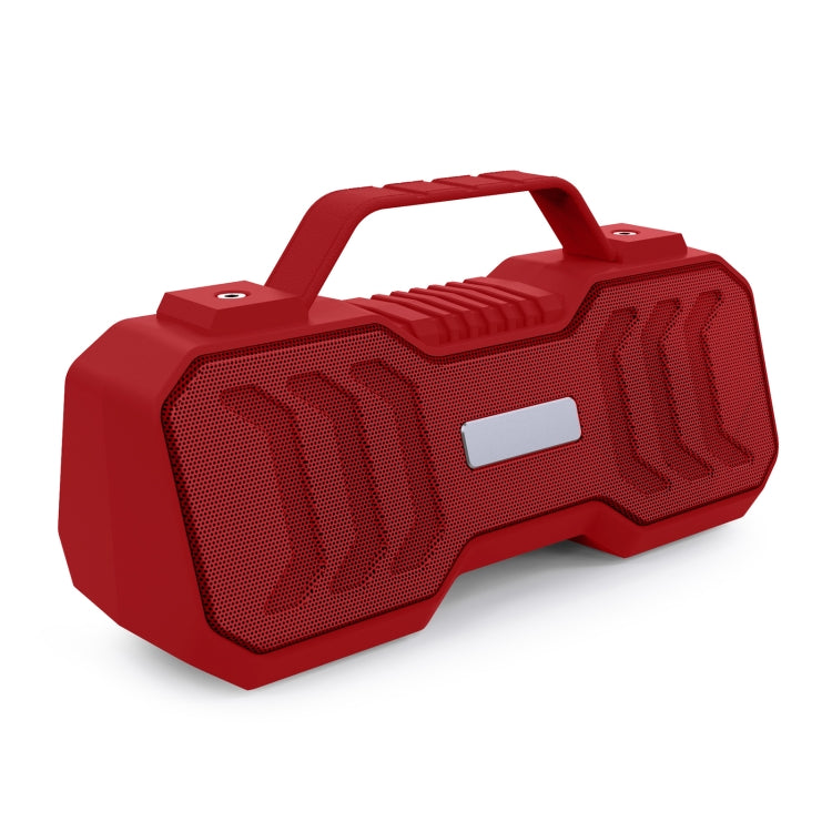 New Rixing NR-4500M Bluetooth 5.0 Portable Outdoor Karaoke Wireless Bluetooth Speaker with Microphone(Red) - HoMEdemic™ 