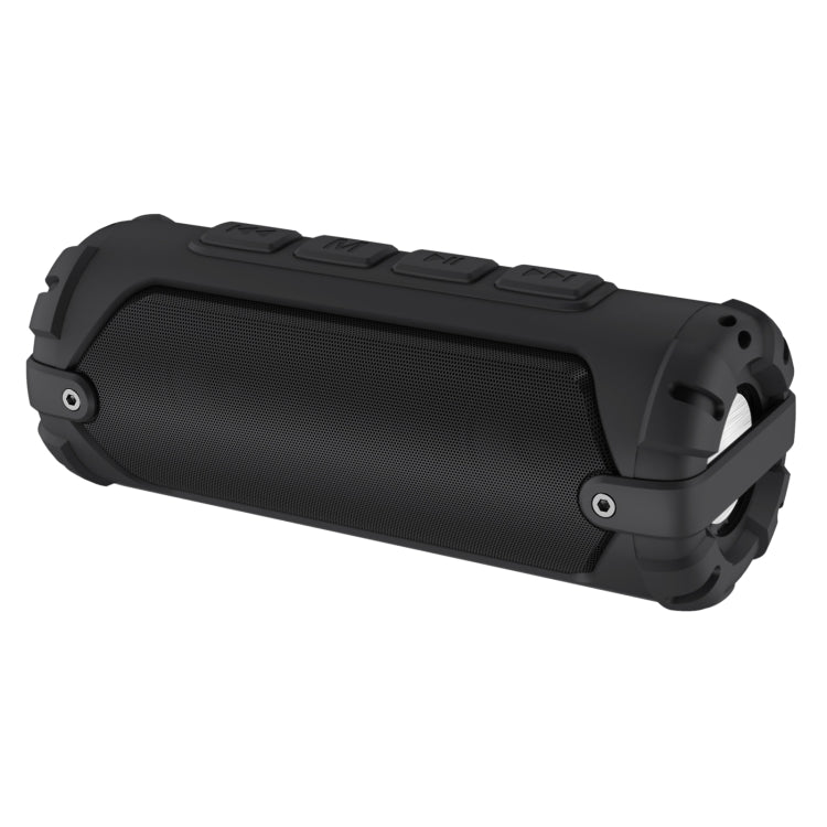 New Rixing NR-6013M Bluetooth 5.0 Portable Outdoor Karaoke Wireless Bluetooth Speaker with Microphone & Shoulder Strap(Black) - HoMEdemic™ 