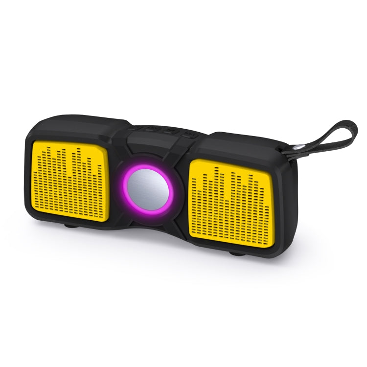 New Rixing NR-9011 Bluetooth 5.0 Portable Outdoor Wireless Bluetooth Speaker(Yellow) - HoMEdemic™ 