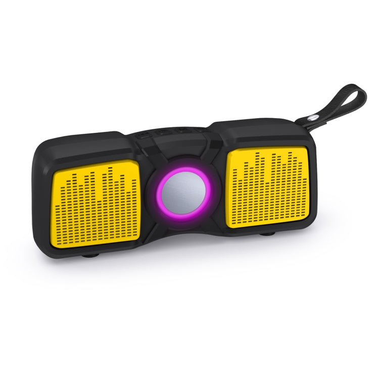 New Rixing NR-9011 Bluetooth 5.0 Portable Outdoor Wireless Bluetooth Speaker(Yellow) - HoMEdemic™ 