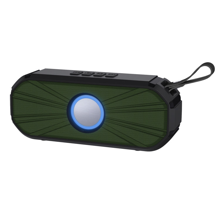 New Rixing NR-9012 Bluetooth 5.0 Portable Outdoor Wireless Bluetooth Speaker(Green) - HoMEdemic™ 