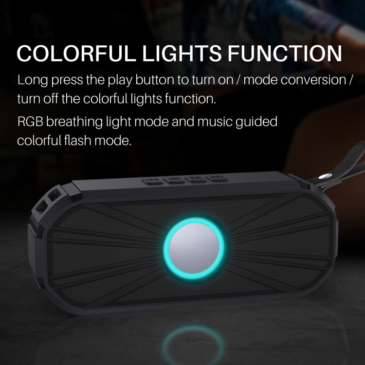 New Rixing NR-9012 Bluetooth 5.0 Portable Outdoor Wireless Bluetooth Speaker(Green) - HoMEdemic™ 