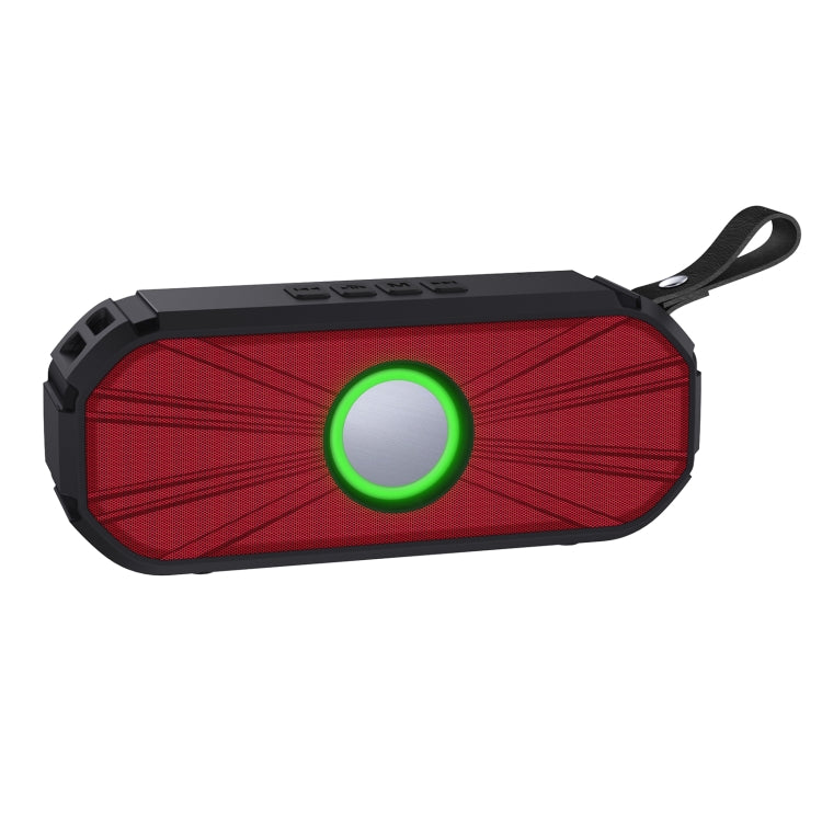New Rixing NR-9012 Bluetooth 5.0 Portable Outdoor Wireless Bluetooth Speaker(Red) - HoMEdemic™ 