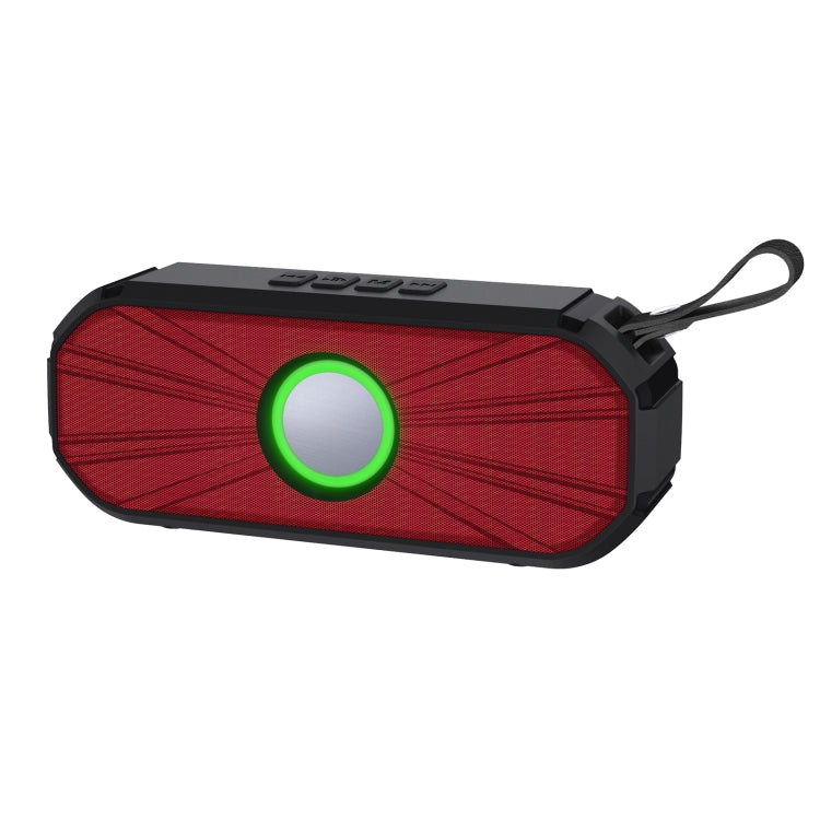 New Rixing NR-9012 Bluetooth 5.0 Portable Outdoor Wireless Bluetooth Speaker(Red) - HoMEdemic™ 