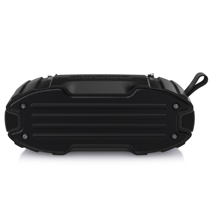 New Rixing NR-907FM TWS Outdoor Bluetooth Speaker Support Hands-free Call / FM with Handle & Antenna(Black) - HoMEdemic™ 