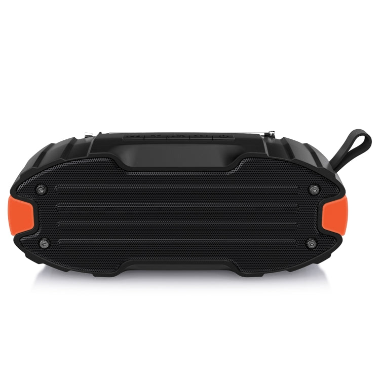 New Rixing NR-907FM TWS Outdoor Bluetooth Speaker Support Hands-free Call / FM with Handle & Antenna(Orange) - HoMEdemic™ 
