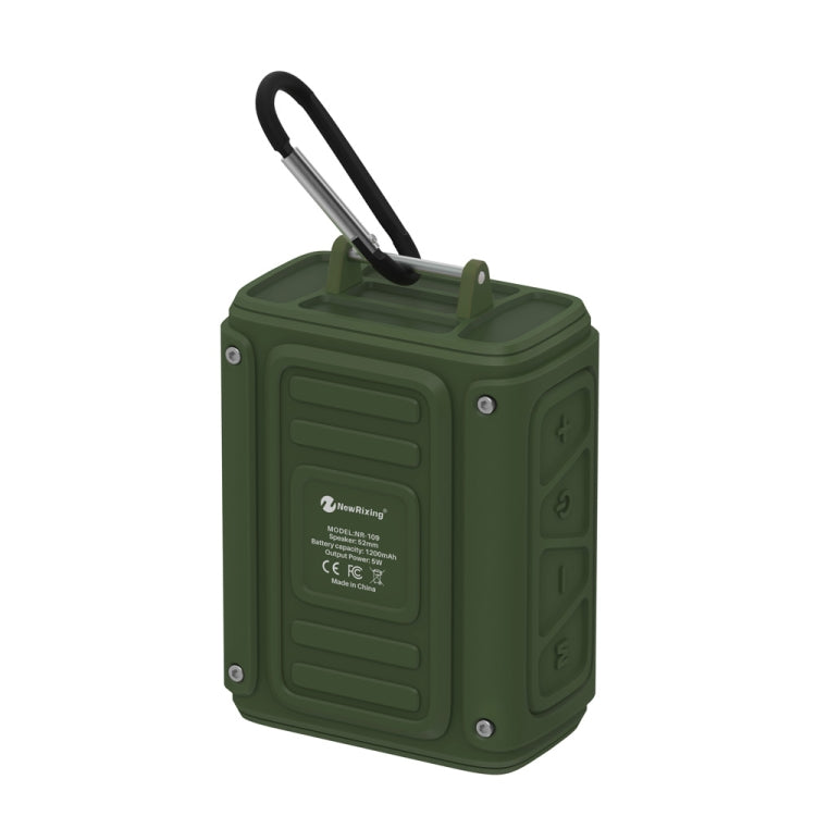 New Rixing NR109 TF FM Portable Bluetooth Stereo Surround(Green) - HoMEdemic™ 