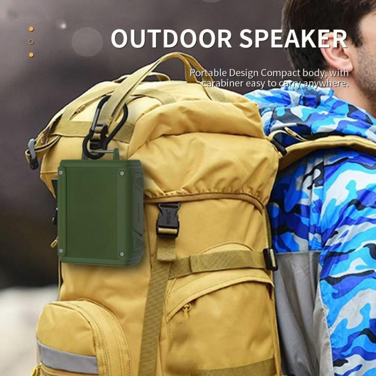 New Rixing NR109 TF FM Portable Bluetooth Stereo Surround(Green) - HoMEdemic™ 