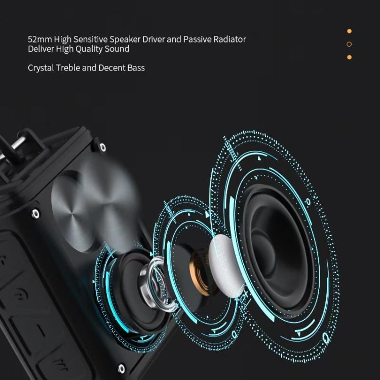 New Rixing NR109 TF FM Portable Bluetooth Stereo Surround(Green) - HoMEdemic™ 