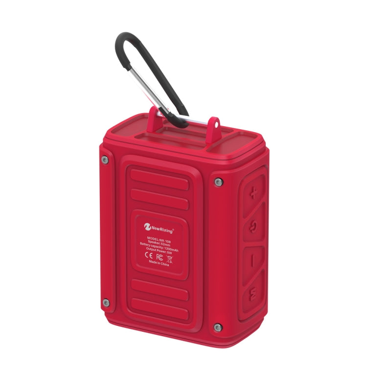 New Rixing NR109 TF FM Portable Bluetooth Stereo Surround(Red) - HoMEdemic™ 