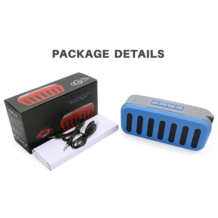 NewRixing NR-2013 TWS Car Exhaust Duct-shaped Bluetooth Speaker(Blue) - HoMEdemic™ 