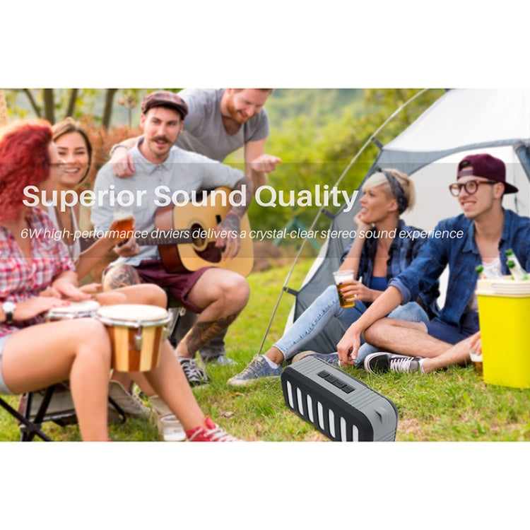 NewRixing NR-2013 TWS Car Exhaust Duct-shaped Bluetooth Speaker(Red) - HoMEdemic™ 