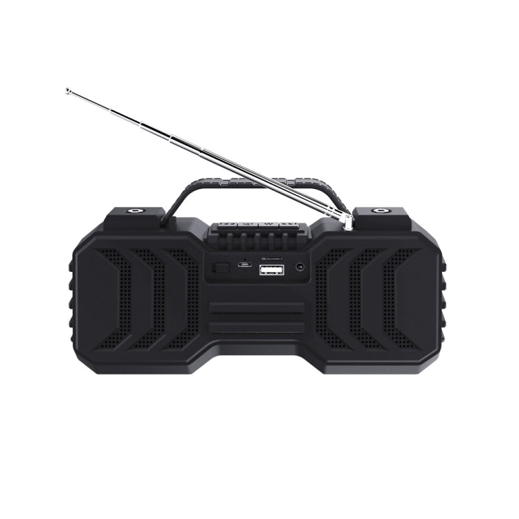 NewRixing NR-2029FMD TWS LED Flashlight Bluetooth Speaker, Support TF Card / FM / 3.5mm AUX / U Disk / Hands-free Calling(Qrange) - HoMEdemic™ 