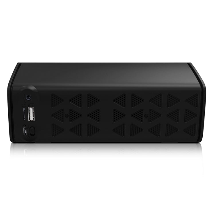 NewRixing NR-3021 TWS Hollow Triangle Pattern Bluetooth Speaker(Black) - HoMEdemic™ 