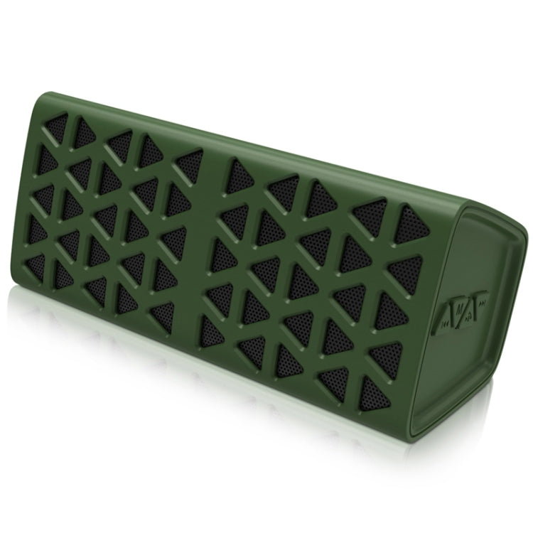 NewRixing NR-3021 TWS Hollow Triangle Pattern Bluetooth Speaker(Green) - HoMEdemic™ 
